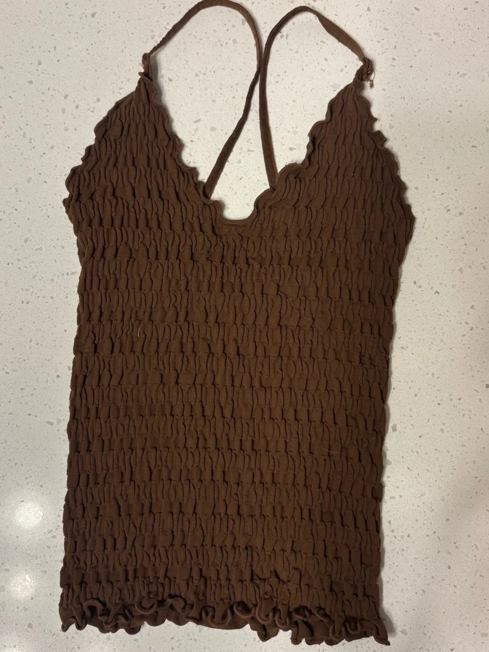 Free People Intimately FP Pucker Up Seamless Cami Tank in Brown